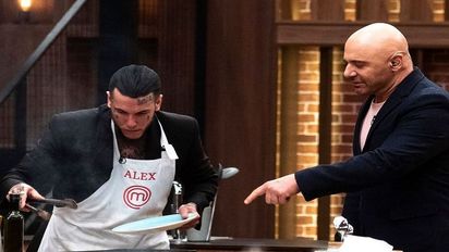 Germán Martitegui se negó a probar el plato de Alex Caniggia