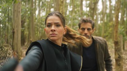 La China Suárez y Joaquín Furriel en su nueva película: El Duelo.