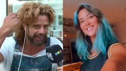 Luciano Castro reveló su secreto tras teñirle el cabello a Flor Vigna
