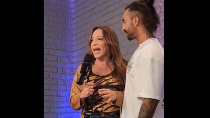 Lizy Tagliani se las ingenió para conocer a Lisandro de 