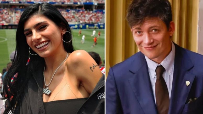 Santiago Caputo cruzó a Mia Khalifa tras su apoyo a Egipto: 
