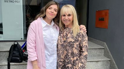 Claudia Villafañe mostró la ecografía de Azul, la nena que espera su hija Dalma Maradona