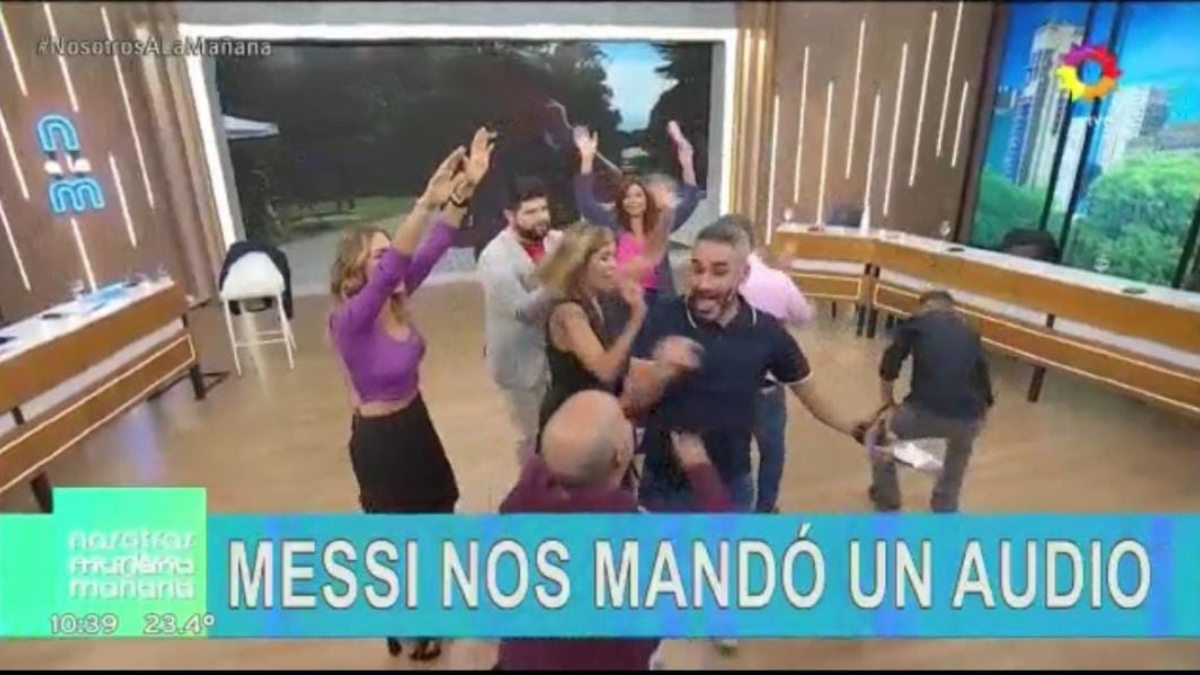 La eufórica reacción del equipo de Nosotros a la Mañana al recibir un