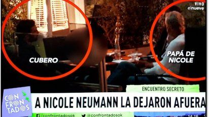 La traición a Nicole: su ex Poroto Cubero cenó con su padre, y la dejaron afuera