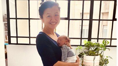 La felicidad de Karina Gao, cocinera de Telefe, tras haber dado a luz a su hijo