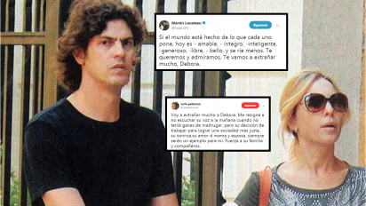 La despedida de Martín Lousteau y Carla Peterson a Débora Pérez Volpin: 