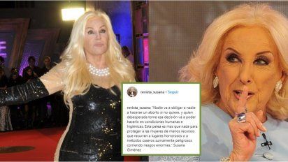 La grieta Susana - Mirtha por la legalización del aborto: 