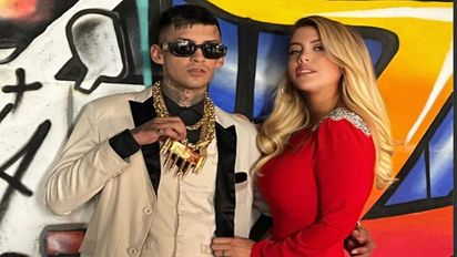 L-Gante compartió nuevas imágenes del videoclip con Wanda Nara