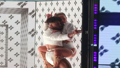 Flor Vigna y Facu Mazzei la rompieron en su debut en La Academia