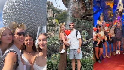 Nicole Neumann y Manu Urcera celebran la magia de Disney con sus hijos en Orlando