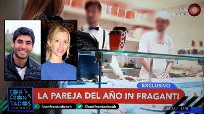 El desayuno post noche caliente de Nicole y Moyano en un shopping cinco estrellas