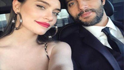 La foto romántica de Joaquín Furriel y Eva de Dominici en los premios Platino