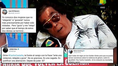 Los famosos criticaron fuerte a la frase de Cacho Castaña