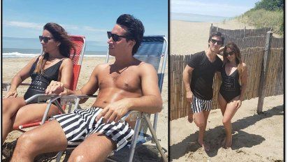 Marcela Tauro y su novio disfrutan de unas vacaciones en la playa 