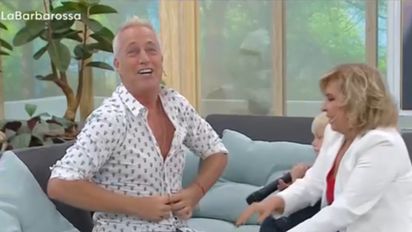 Marley tuvo un desopilante accidente de vestuario en 'A la Barbarossa': 