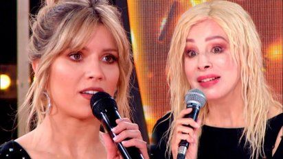 La pelea entre Laurita Fernández y Nacha Guevara logró subir el rating del 