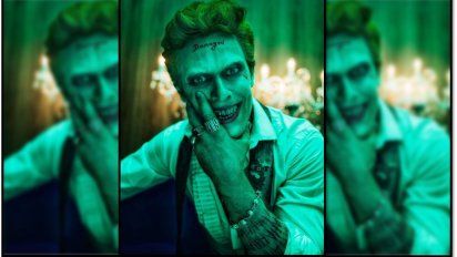 Mariano Martínez se disfrazó de Jocker por Halowween pero dicen que es más parecido a Macri