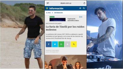 Otro dolor de cabeza para Tinelli: Denuncia en Uruguay al DJ novio de Charlotte por ruidos molestos 