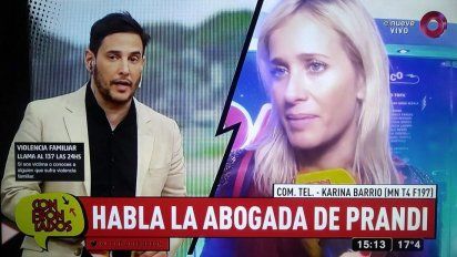 La abogada de Julieta Prandi habló de la denuncia por violencia contra su ex marido: 