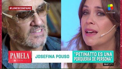 Josefina Pouso se quebró y calificó a Pettinato de lacra, psicópata y porquería: ''Que se muera de hambre, que sufra lo que una sufrió''