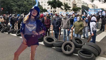 El piquete de Pampita: 