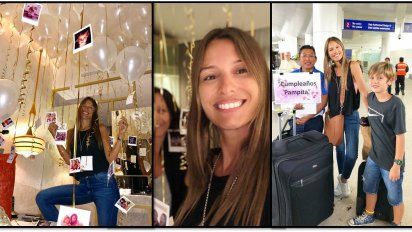 Pampita ya está en México para festejar, de canje, sus 40: las primeras fotos del viaje 