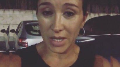 Desesperado pedido de Valeria Archimó, después de ser asaltada