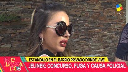 Karina Jelinek habló del hecho policial y el conflicto con sus vecinos: ''aportó algo para el asado, pero después quería otra cosa conmigo''  