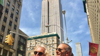 Nito Mestre y Manuel Wirtz en New York, preparan el nuevo show de Martín Bossi