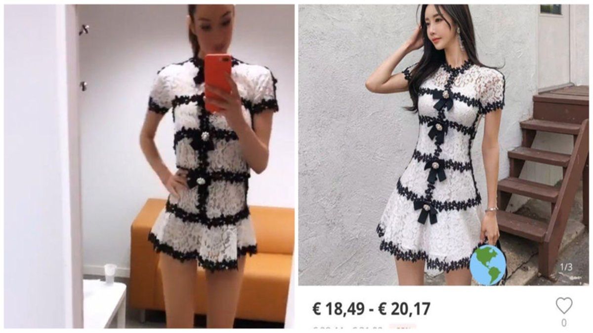 ¡El engaño! Adara usa vestidos baratos de tiendas online