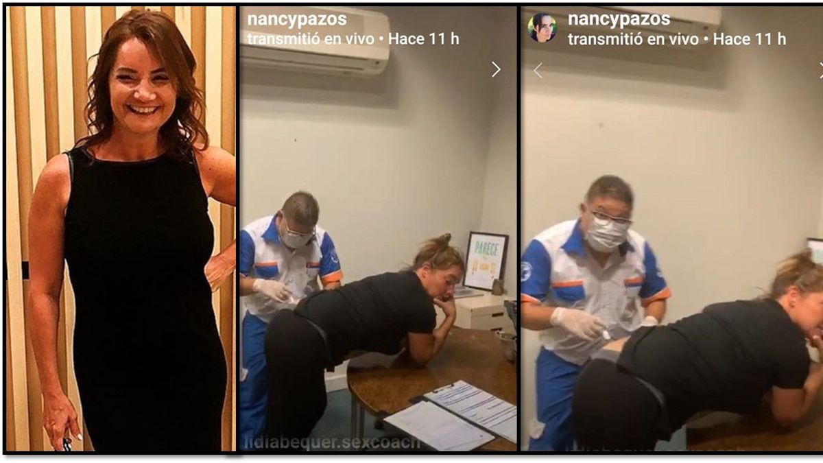 Nancy Pazos sufre de ciático, se inyecta en la radio y lo ...