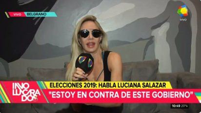 Luciana Salazar denunció: 