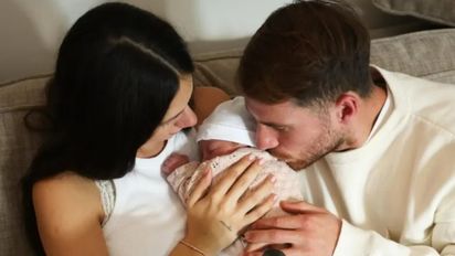 Las primeras fotos de Alaia, la bebé de Alexis Mac Allister y Ailén Cova