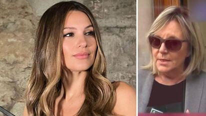 Pampita y la mamá de Roberto García Moritán 