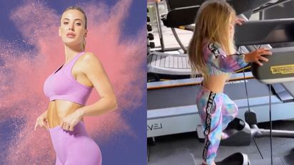 ¡Sigue los pasos de la madre! Jésica Cirio mostró a Chloé haciendo ejercicios