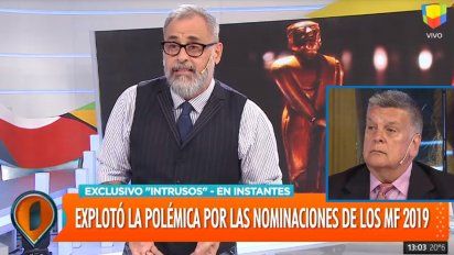 Rial enfurecido por los Martín Fierro y Ventura: 