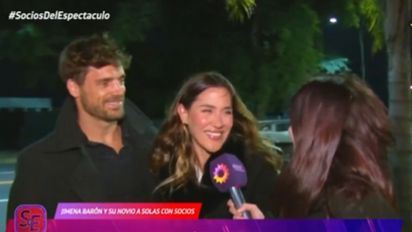 La felicidad de Jimena Barón por la respuesta de su novio cuando le preguntaron por un posible hijo
