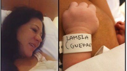 Adabel Guerrero fue mamá primeriza de la pequeña Lola: mirá el video cántandole a su beba