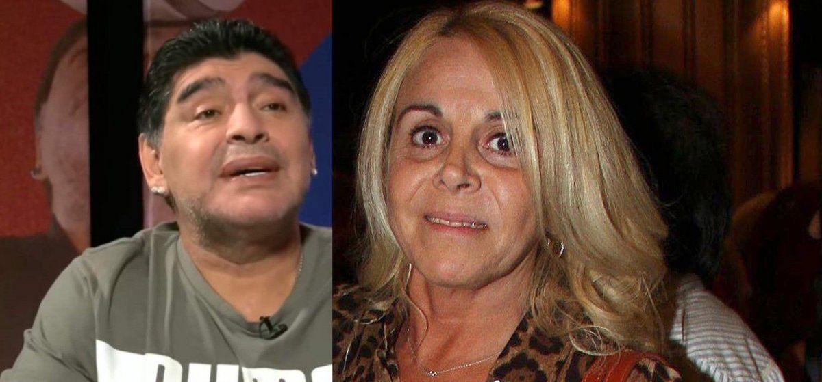 Claudia denunció a Maradona por violencia de género: Diego ...