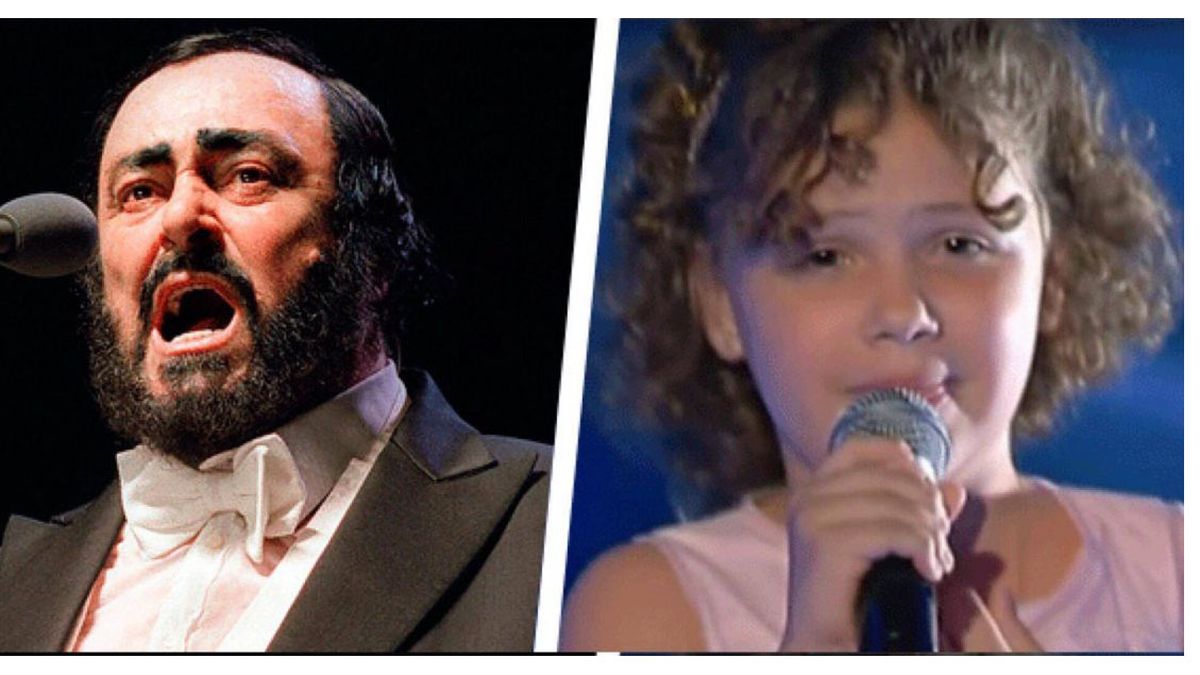 La nieta de Pavarotti impacta con su voz prodigiosa