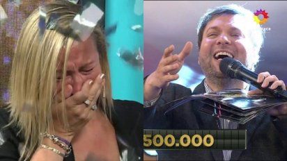 Una participante quebró en llanto en Bienvenidos a bordo al ganarse medio millón de pesos