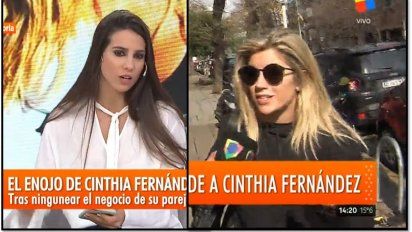 Cinthia Fernández liquidó a Laurita: ''Es de nariz parada, tiene una actitud de subida al pony''