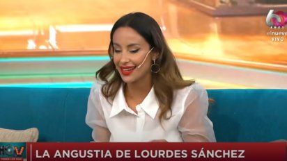 ¡Al borde del llanto! Lourdes Sánchez se refirió a la 