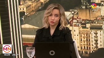 El divertido blooper de Naza Di Serio al aire de 'Mediodía Noticia' de El Trece