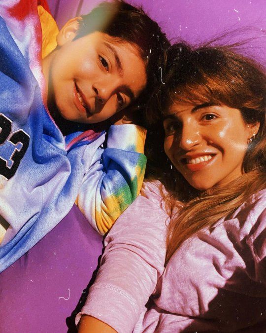 Benjamín Agüero y Gianinna Maradona