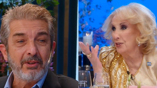 Ricardo Darín y Mirtha Legrand. 