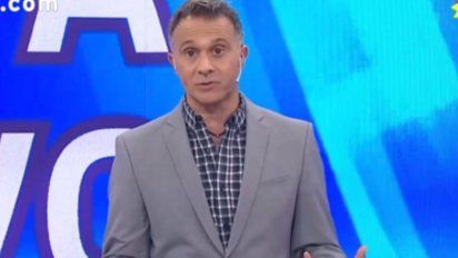 Sergio Lapegüe regresó a la TV