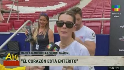 La China Suárez en Madrid: 