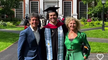 Ariel Rodríguez Palacios presumió el importante logro de uno de sus hijos