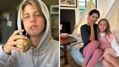 La dulce foto de Valentino López en el cumple de Malaika, la hija de Zaira Nara